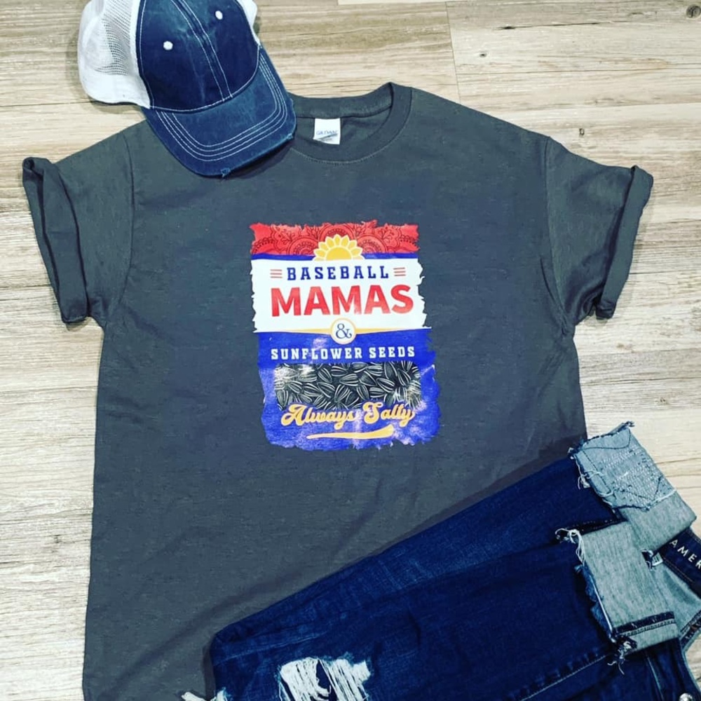Baseball mama tee
